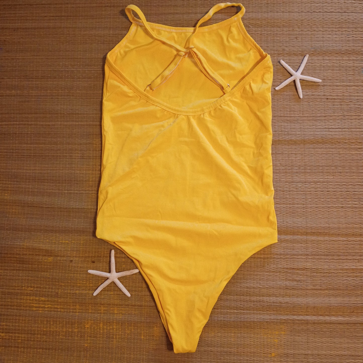 Highcut One Piece Adjustable Crossback (Canary Yellow)