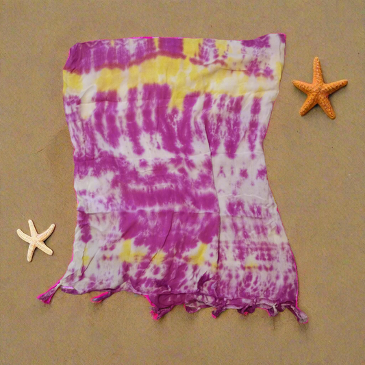 Long Pareo ( Jasmine Purple and Sunshine Yellow)