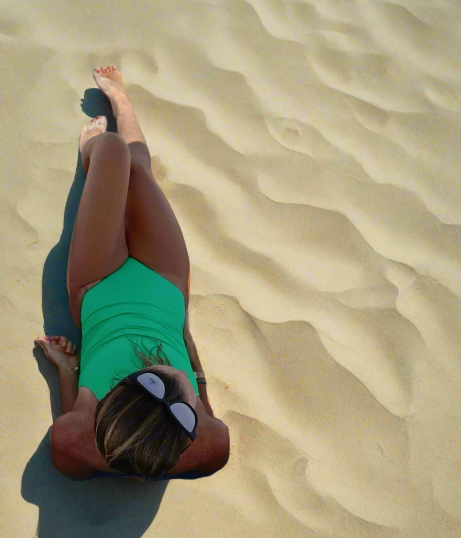 Highcut Adjustable Crossback One Piece  (Key Lime Green )