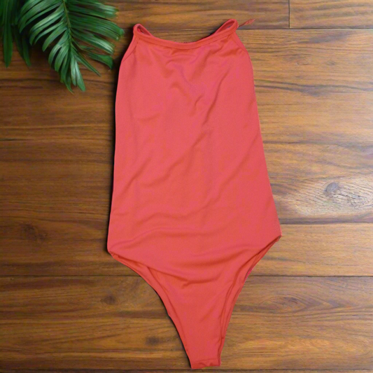Highcut Adjustable Crossback One Piece ( Flamingo Pink)