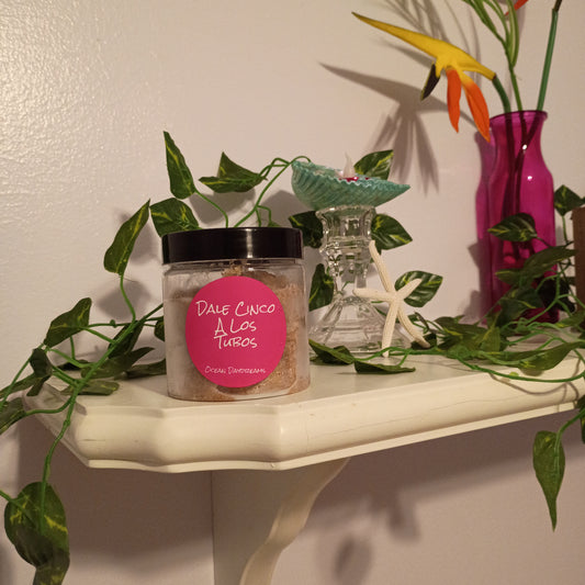 "Dale Cinco a los Tubos" (All Natural Sugar Scrub)