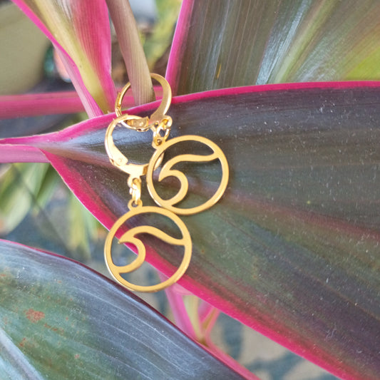 Hola Olas (Stainless Steel Gold Color)
